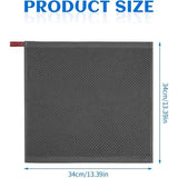 6 stuks keukendoeken, katoen, theedoeken, absorberende keukendoeken, zachte poetsdoeken, wafeldoek, keukenhanddoek voor het reinigen van plaat, tafelblad, baraanrecht, 34 x 34 cm