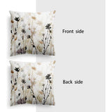 Boerderij set van 2 kussenslopen, 40 x 40 cm, voor rustieke woondecoratie, moderne bank, wilde bloemen, overgooien, kussensloop, decoratie voor bank, slaapbank