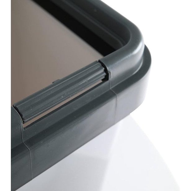 Zweimer vuilnisbak, grijs, ca. 23 l