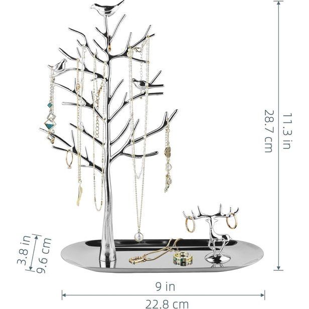 Sieradenstandaard voor ringen Oorbellen Kettingen Armbanden Geschikt voor Woonkamer Badkamer Kantoor etc.