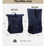 35 liter thermische rugzak, koelrugzak, koeltas, waterdichte picknickrugzak met flesopener, voor picknick, camping, strand, wandelen, reizen, winkelen