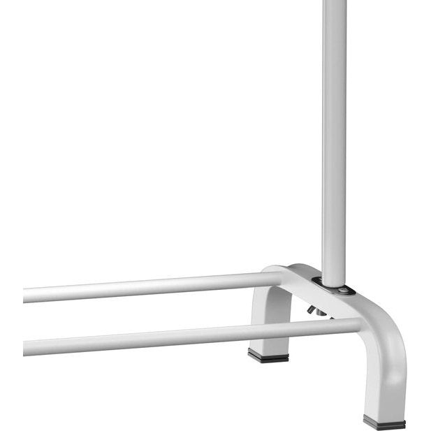Kledingrek, 110 * 54 * 150cm Grote Ruimte Kledingrek, Stabiel Kledingrek, Minimalistisch Design Kledingrek, Vrijstaand Kledingrek voor Slaapkamer, Wit