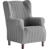 Fauteuil hoes, elastische oorfauteuil 33x42x8 cm grijs