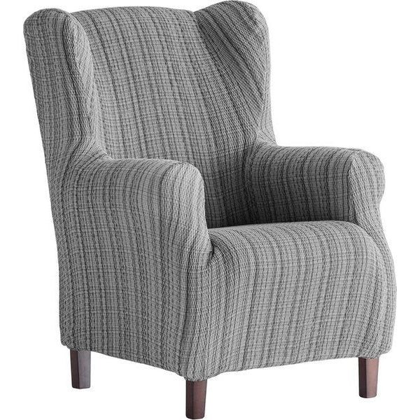 Fauteuil hoes, elastische oorfauteuil 33x42x8 cm grijs