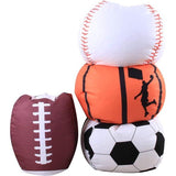 opbergzak voor speelgoed, gestreepte zitzak, opbergtas.