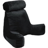 Crushed Foam Reading Cushion - Ideal for Reading - Neck Support Pillow (Black)