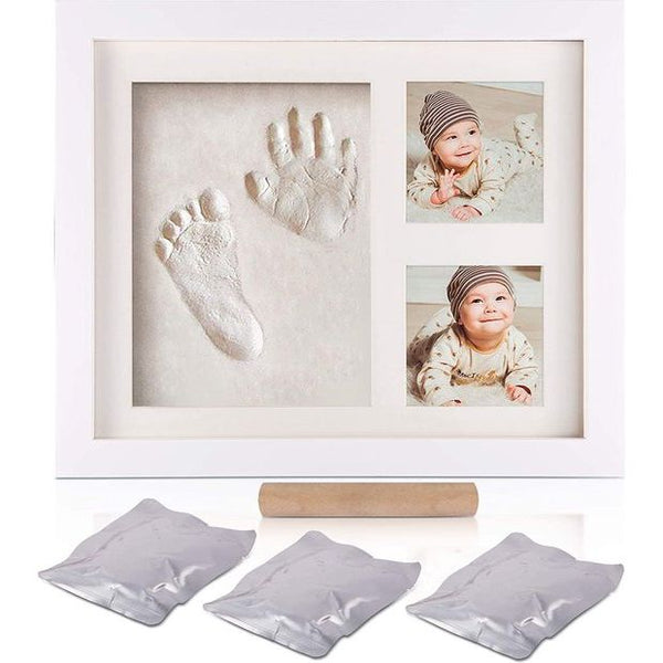 Heb een foto voor baby's, een hand en een hand, een babyfotoset, een babyfoto, een foto met 3 niet-giftige postzegels, kwaliteit, perfect voor het gezin