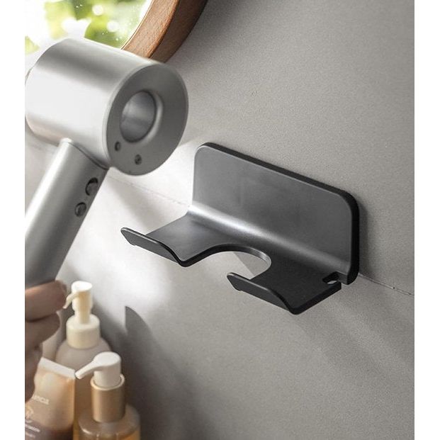 Föhnhouder zonder boren, wandhouder voor haardroger, haardrogerstandaard, houder voor badkamer, geschikt voor de meeste haardrogers