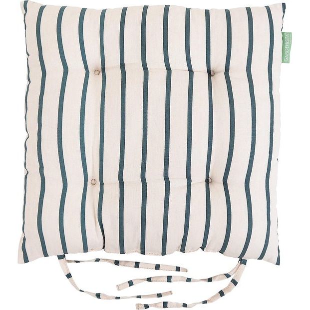 Tuinstoel bedrukt zitkussen, waterafstotend en van hoge kwaliteit, antislip holle vezelvulling, getuft pad, ideaal voor binnen en buiten,