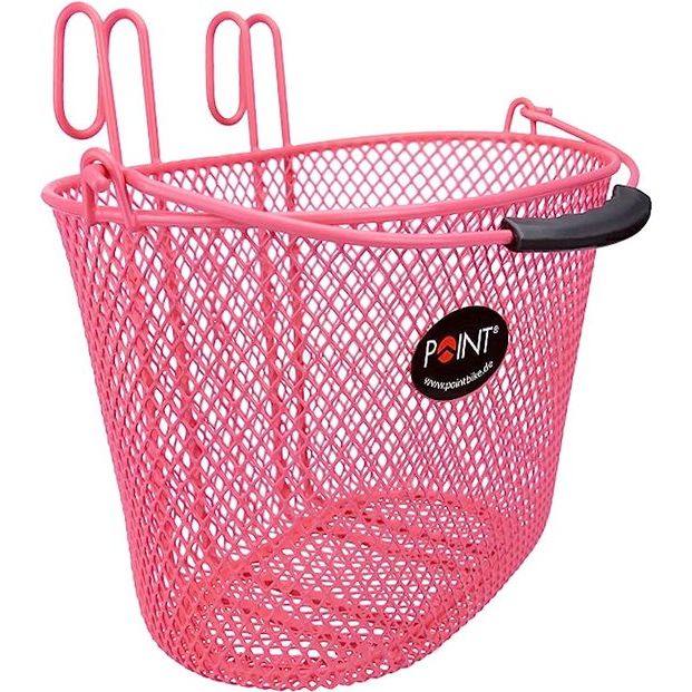 Trendy fietsmanden voor kinderen, fijn mesh net in 4 kleuren, voorwiel fietsmanden voor kinderen