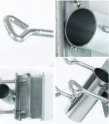 basku parasolvoet, balkonleuning, balkon, parapluklem, parasol, geschikt, standaard, voor tuin, terras, balkon, reling