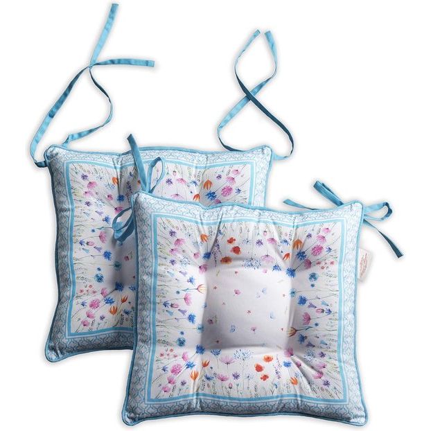 Bloem in het veld Set van 2 zitkussens 40 cm x 40 cm Pasen