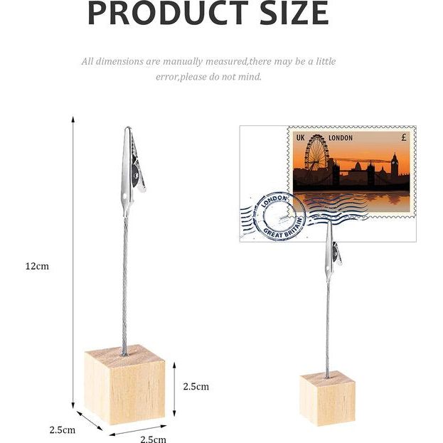 20 stuks fotohouders clip, groene basis memohouder klem voor kantoor, bruiloft, feest, huisdecoratie, winkels, restaurants, weergave, tafelnummers, prijskaarten