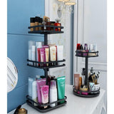 Kruidenrek Draaibaar Zwart Roterend Kruidenrek Keukenplank Werkblad Hoekplank Keukenkruidenrek Staand Zonder