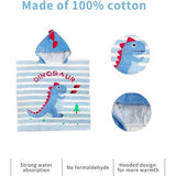 Badponcho, kinderponcho, badhanddoek, baby capuchon, strandhanddoek, cartoon absorberend, kind strandhanddoek, kinderbadhanddoek met capuchon voor strand, zwemmen, douche