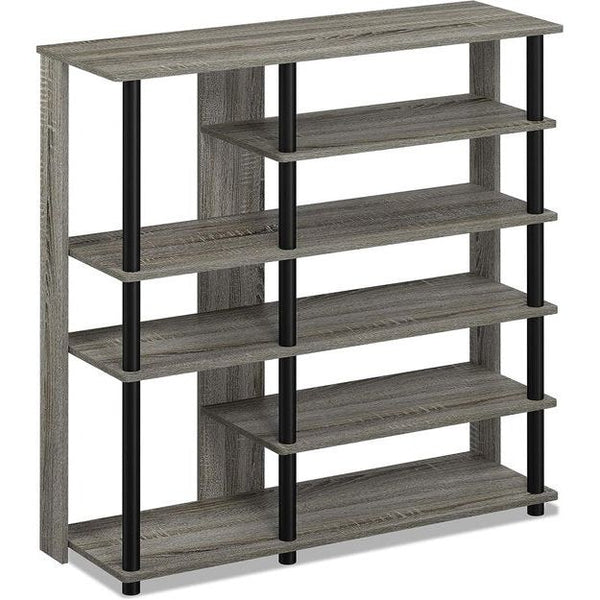 Schoenenrek met meerdere opbergmogelijkheden, Frans eiken grijs, 30 x 30 x 92,99 cm