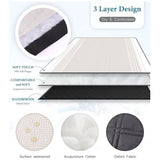 Picknickdeken, waterdicht, wasbaar, stranddeken, zandvrij, XXL, campingdeken, strandmat, geïsoleerd, met waterdichte onderkant (kaki, 200 x 200 cm)