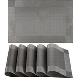 Placemats, Veeg schoon Place Mats, Set van 6 Wasbare