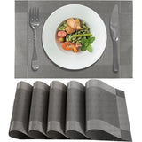 Placemats, Veeg schoon Place Mats, Set van 6 Wasbare