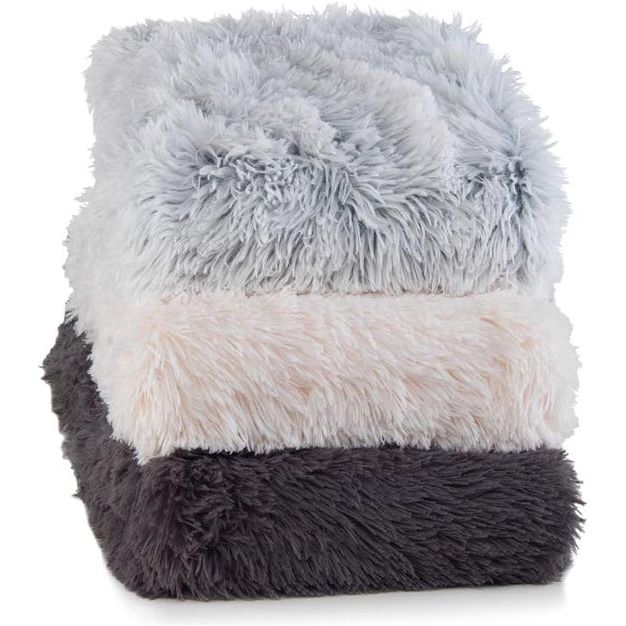 Hoeslaken, 180 x 200 cm, extra dik en behaaglijk warm, fleece, pluche, winter, kasjmier-touch, bedlaken voor een goede grip, kleur: antraciet