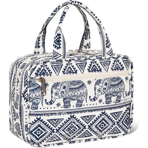 Toilettas Dames Grote Reismake-up Tas Grote Cosmetische Tas Make-up Case Organizer voor Mannen en Vrouwen, Z-olifant