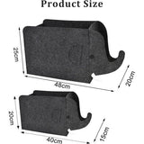 2 stuks opbergdozen voor kinderen, vilten vouwdoos, opbergdoos, speelgoedkist, speelgoedbak, opbergdozen van stof, wasmand voor kleding, boeken, speelgoed, olifantenvorm