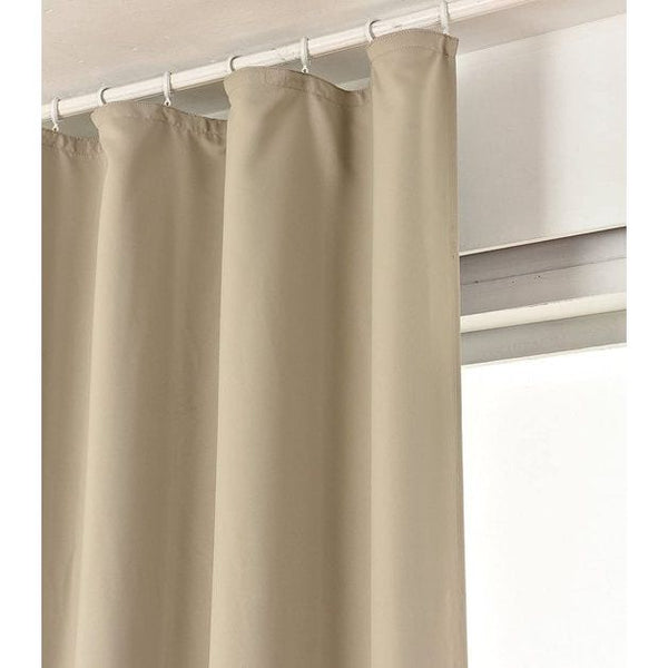 Ondoorzichtig gordijn met golvende plooien, verduisteringsgordijn met 2 lagen sto