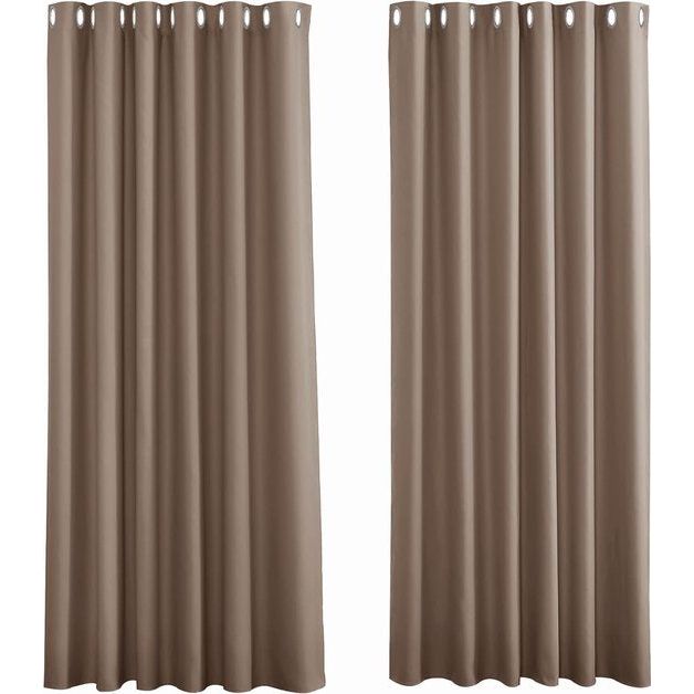 Hoogte 245 cm x breedte 200 cm per stuk gordijn