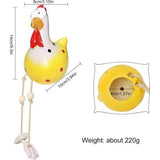 5 hars kip, tuindecoratie, creatief en compact, geschikt voor tuintuin, balkondecoratie, kamer en slaapkamerdecoratie (vijf)..