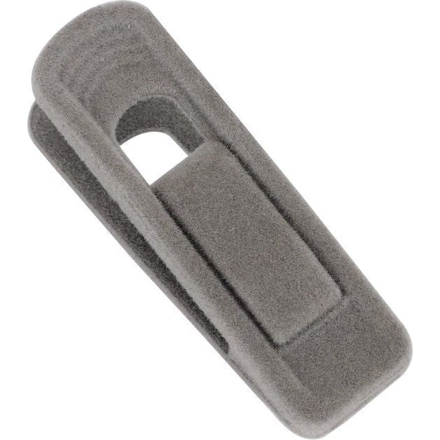 20 Pack Fluwelen Hanger Clips Set, Wasknijpers Sterke Vingergreep Flocked Rok Clips Perfect voor gebruik met Smalle Fluwelen Hangers - Grijs