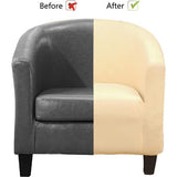 Hoes voor clubstoel, hoge stretch, afneembare en wasbare fauteuil, bankhoes, meubelbescherming voor woonkamer