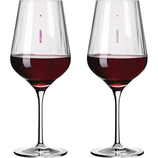 stergeslepen #1 rode wijnglasset, glas, 570 milliliter, transparant, 2 stuks (1 stuk)