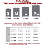 Bagage Cover Elastische kofferhoes, kofferbeschermhoes, bagagecover, M, groen