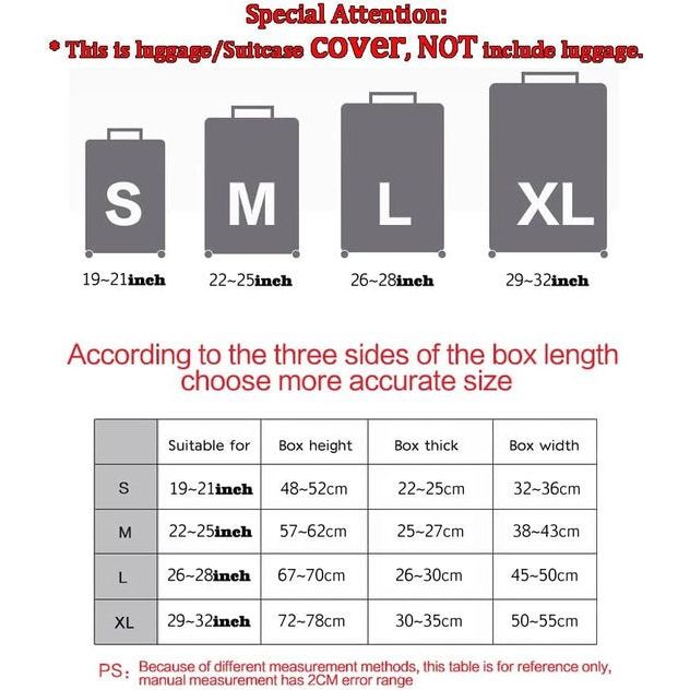 Bagage Cover Elastische kofferhoes, kofferbeschermhoes, bagagecover, M, groen