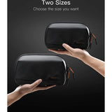 Elektronica Case, spatwaterdichte accessoiretas, gadget organizer tas, USB-kabelorganizer, reisvriendelijk, AB03007-S zwart