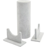 Voor armbanden, kettingen - Voor thuisorganisatie, juwelier, presentatie - Grijs, 31 x 16,5 x 17 cm