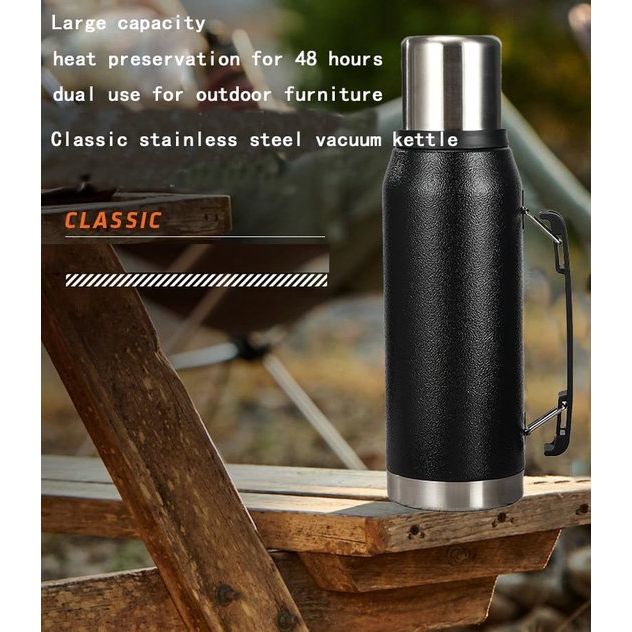 Classic Legendary Thermosfles Geïsoleerde Roestvrijstalen Drinkfles Thermos Fles Lekvrije Geïsoleerde Fles Dubbelwandig Thermos Houdt 50 uur