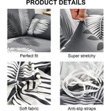 Bankhoes 3-zits - Bank Sofa Cover - Elastic Stretch Spandex Hoes - Antislip Wasbare Protector en Cover met armleuningen - Veren