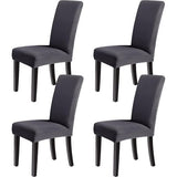 Stoelhoezen, set van 4 stoelhoezen, stretch hoezen voor schommelstoelen, eetkamerstoelen, bescherming, stoelhoezen, decoratie, bi-elastische overtrek voor hotel, bruiloft, banket, keuken,