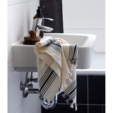 Handgeweven theedoek, handdoek, 50 x 100 cm, premium fouta, klein, hamamdoek, klein