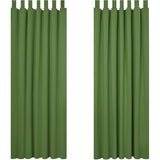 Verduisteringsgordijnen met lussen, ondoorzichtig, set van 2 Blackout curtains with loops, opaque, set of 2