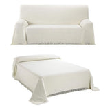 Sprei - woonkamerdeken van katoen, praktische plaid als bankdeken of bankdeken - beddeken - hoogwaardige bedsprei, 230 x 260 cm