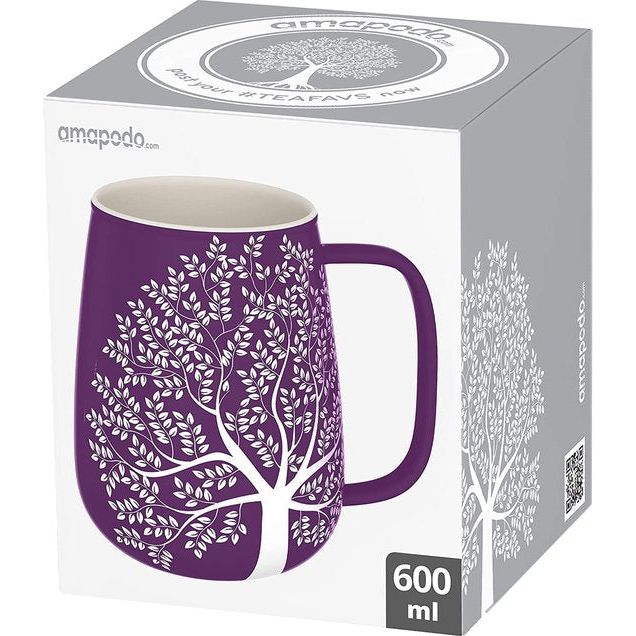 Mok groot - koffiemok porselein 600 ml - koffiemok groot - cadeautjes voor mannen - jumbo beker - koffiemok - XXL kantoor koffiebeker koppels