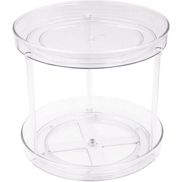 Draaibaar kruidenrek met 2 dieren, voor kast, eetkamer, badkamer, tafel, cosmetica, schoonheidsproduct