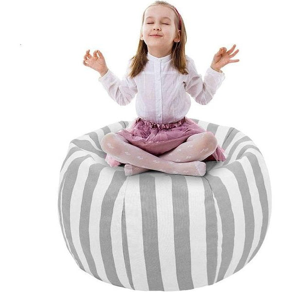 UMYMAYDO1 Zitzakhoes voor knuffeldieren, opbergtas, zachte, comfortabele bekleding om als zitzak te vullen, afmeting circa 96,52 cm