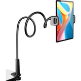 Houder voor tabletbed, 360° flexibele zwanenhals tablethouder, mobiele telefoonhouder bed, tablethouder, tablethouder voor iPad, Galaxy Tabs/Kindle Fire, 4-11 inch mobiele telefoons en tablets,