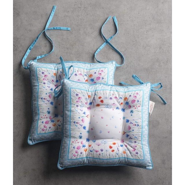 Bloem in het veld Set van 2 zitkussens 40 cm x 40 cm Pasen