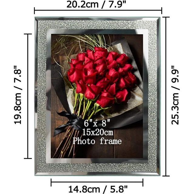 Fotolijst 15x20, fotolijst glas set van 2 voor bruiloften, huizen, kantoren