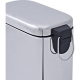 SENSEA - REMIX badkamerprullenbak - 5L - rechthoekig - roestvrij staal - wit - verchroomde afwerking