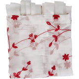 Paar, wit/rood, 2 x 60 x 160 cm Pair, wit/rood, 2 x 60 x 160 cm